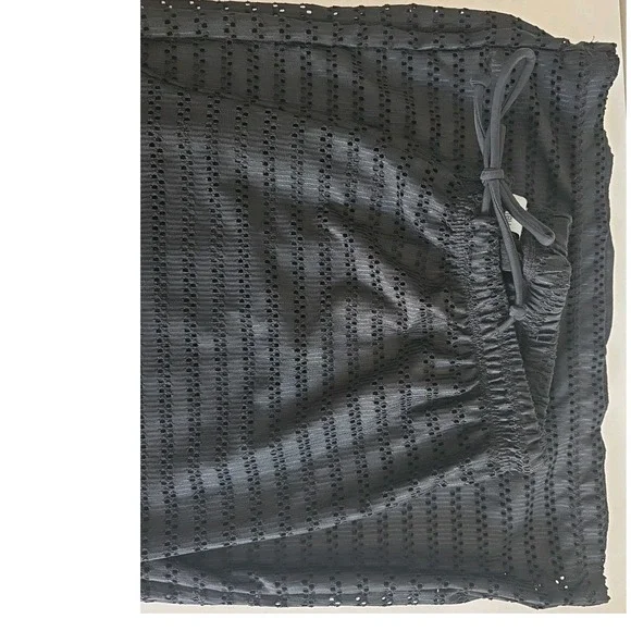 Hurley Women's 2 Piece Crochet Cover Up Set Shirt & Pants Swim Beach Outfit M NW - Picture 10 of 11